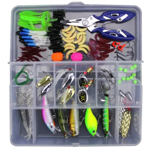 103pcs Artificial Bait Minnow Crank Spoon Fishing Lure Set