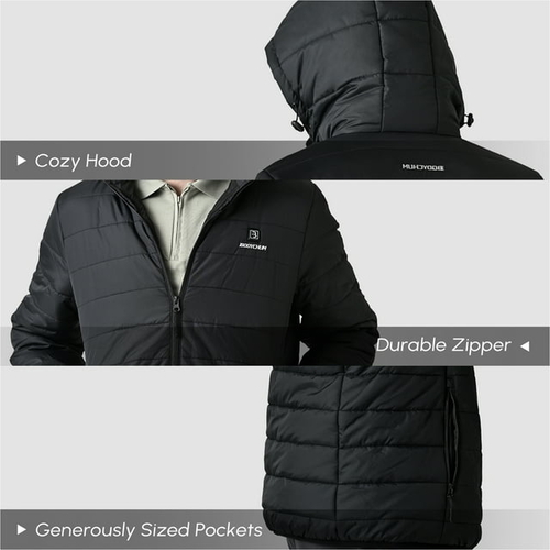 Heated Jacket for Women Men with Battery Pack - Image 3