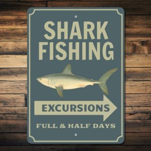 Shark Fishing Sign