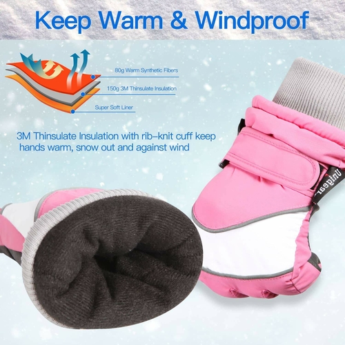 Kid Winter Ski Gloves S4 - Image 5