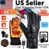 Electric USB Heated Gloves Winter Warming Thermal Ski Snow Hand Warm