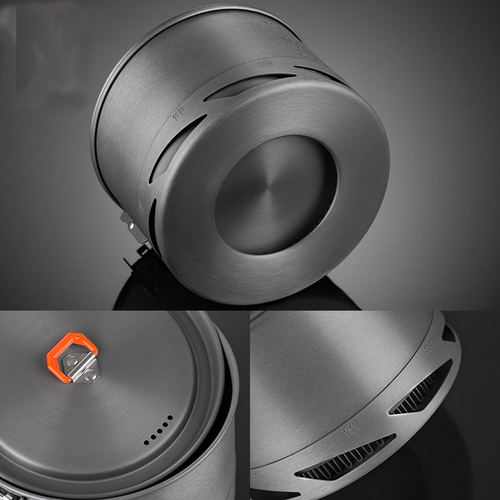 Camping Utensils Dishes Cookware Set For Picnic Hiking Heat Exchanger - Image 2