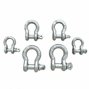 Hot Dip Galvanized Screw Pin Anchor Shackles 5/16"
