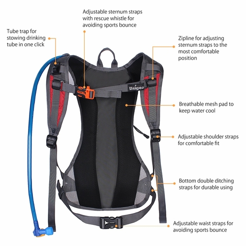 Hydration Pack with 70 oz 2L Water Bladder - Image 4