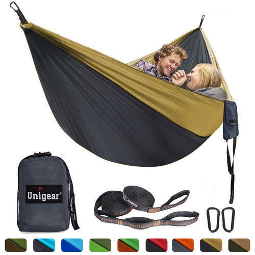 Double/Single Portable Hammock Set - Image 3