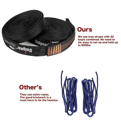 Double/Single Portable Hammock Set - Image 8