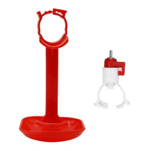 5 Sets Chicken Drinking Cups, Poultry Quail Duck Waterer Hanging Cups,