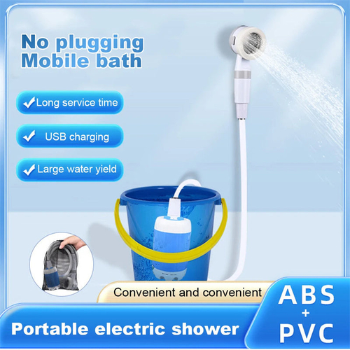 Outdoor Camping Shower Portable Electric Shower Gadgets Waterproof - Image 3
