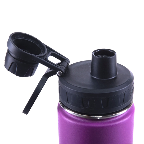 DRINCO® 22oz Stainless Steel Sport Water Bottle - Deep Purple - Image 2