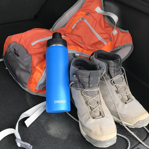 DRINCO® 22oz Stainless Steel Sport Water Bottle - Royal Blue - Image 5