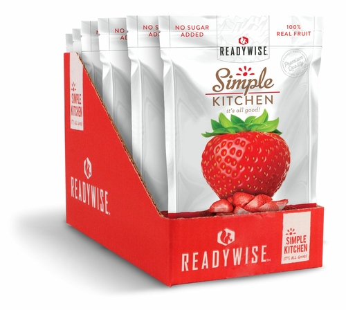 6 CT Case Simple Kitchen Sliced Strawberries - Image 2