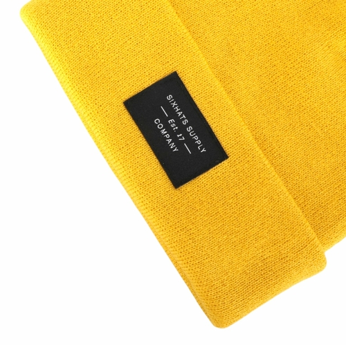 Yellow Folding Beanie - Image 2