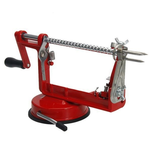 3-in-1 Hand-Cranking Apple Peeler Slicer Adjustable Blades Stainless - Image 2