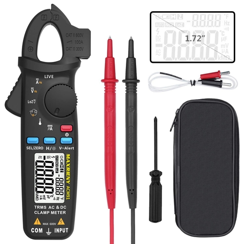 Mini Digital Clamp Meter ACM91 True RMS DC AC Current Voltage Auto - Image 4