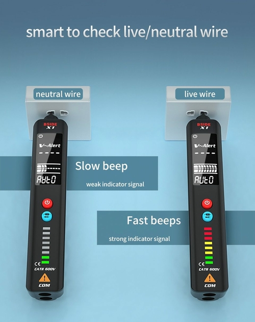 X1/X2 Voltage Detector Tester Smart Multimeter Non-contact Infrared - Image 10