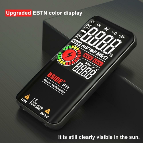 S10/11 Digital Multimeter 9999counts Smart DC AC Voltage Capacitor Ohm - Image 18