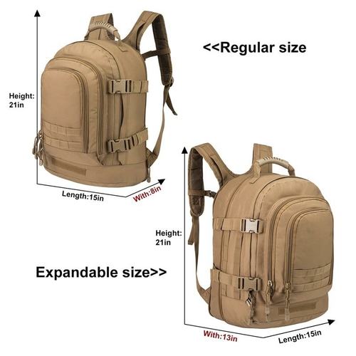 50L 1000D Nylon Waterproof Backpack Outdoor Military Rucksacks - Image 8