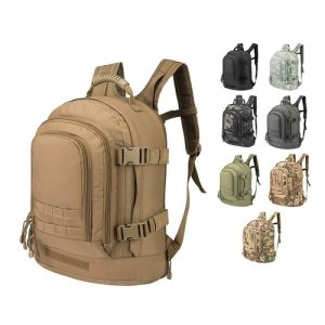 50L 1000D Nylon Waterproof Backpack Outdoor Military Rucksacks