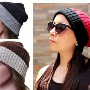 Reversible Cabled 100% Alpaca Knit Hat