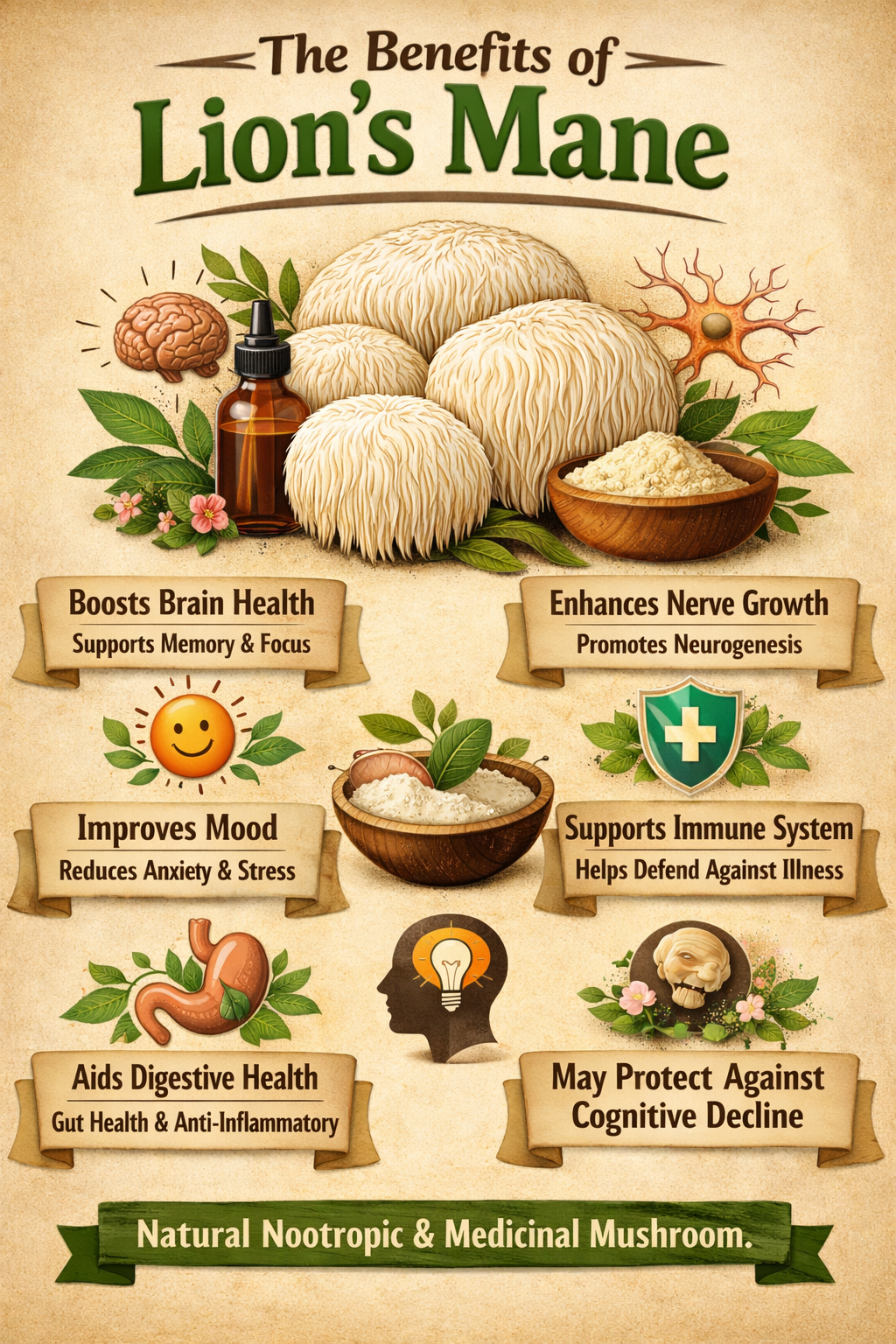 Benefit of Lions Mane