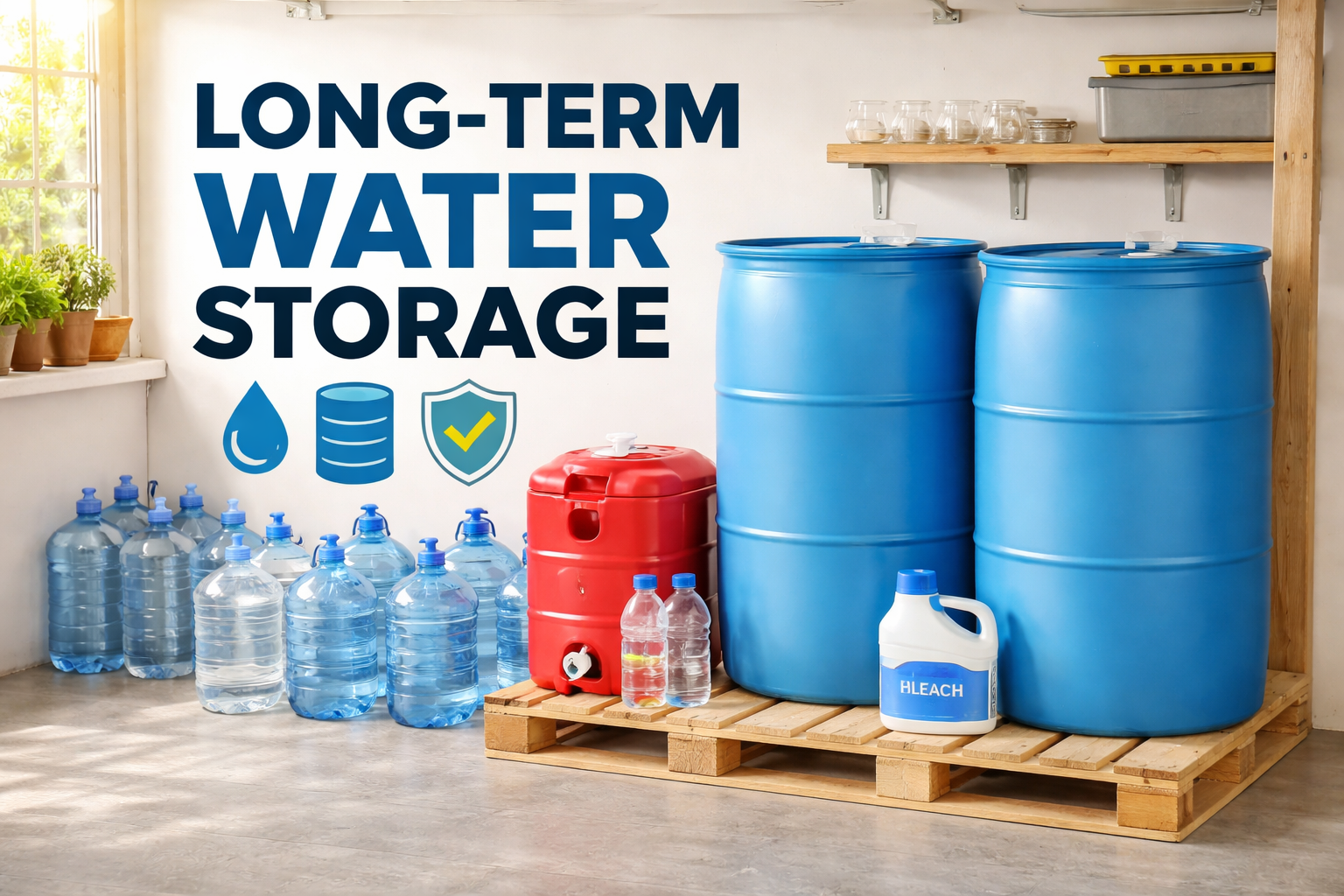 Long-Term Water Storage: A Practical Guide for Real Preparedness