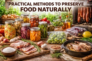 Practical Methods to Preserve Food Naturally