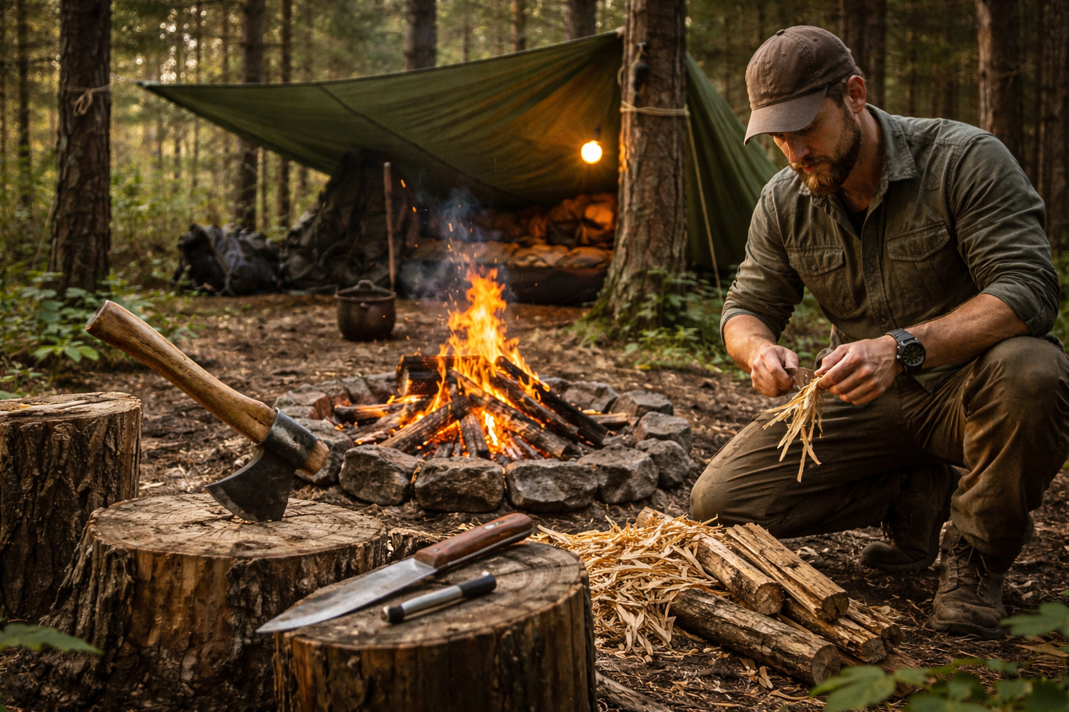Bushcraft Basics: The Skills That Actually Matter When You’re Out There