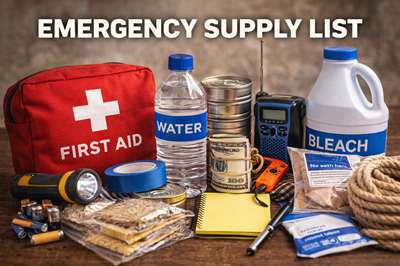 Emergency Supply List (FEMA)