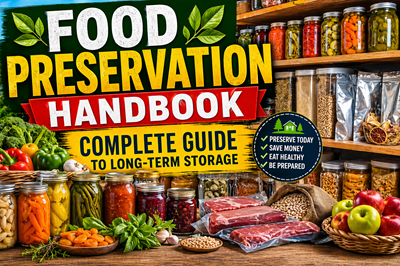 Food Preservation Handbook: Complete Guide to Long-Term Storage