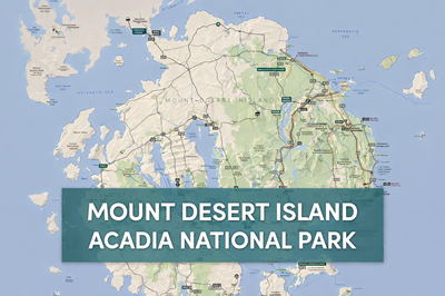 Acadia National Park Map