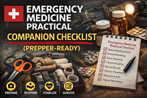 Emergency Medicine Checklist (Prepper-Ready)