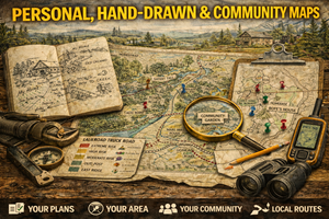 Personal, Hand-Drawn & Community Maps