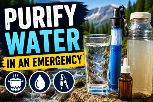 Emergency Water Purification Methods at a Glance
