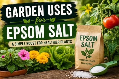 How to Use Epsom Salt in Your Garden