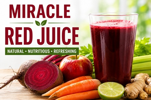 Miracle Red Juice: A Nutrient-Packed Wellness Drink