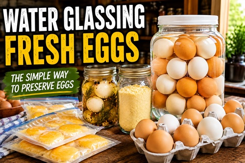 Preserving Fresh Eggs with Water Glassing