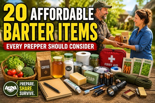 20 Affordable Barter Items Every Prepper Should Consider