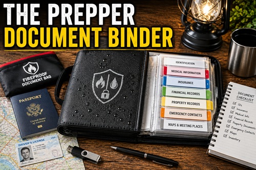 Why Every Prepper Should Build an Emergency Document Binder