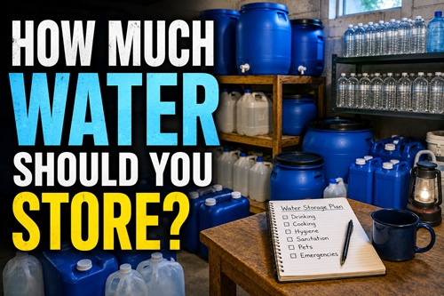 How Much Water Should You Store?