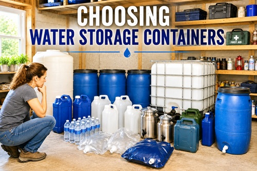 Choosing Water Storage Containers