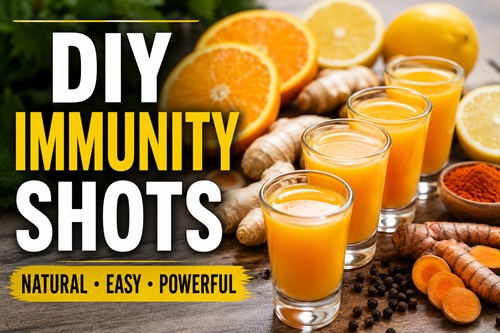 DIY Homemade Immunity Shots