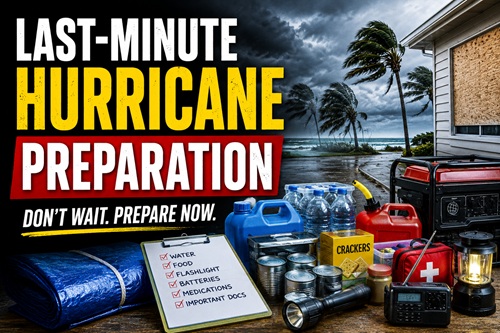 Last-Minute Hurricane Preparation