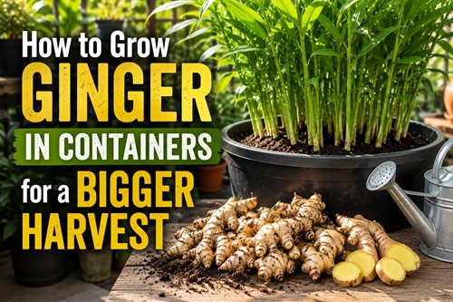 How to Grow Ginger in Containers for a Bigger Harvest