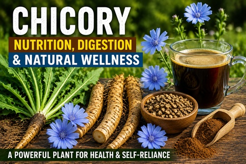 Chicory: A Valuable Wild Plant for Food, Coffee, and Health
