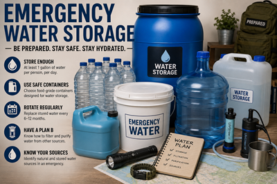 Emergency Water Storage