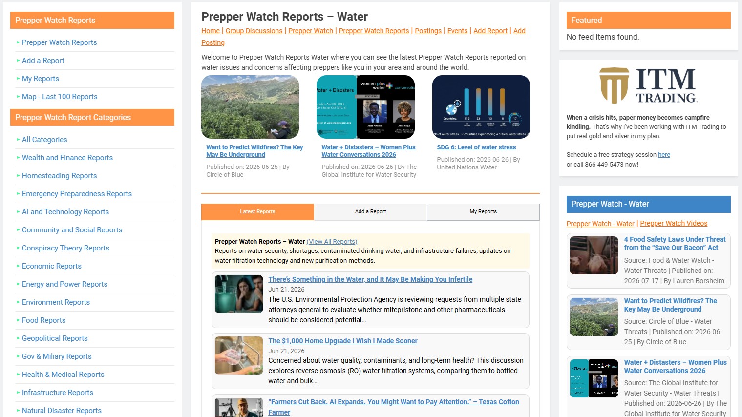 prepperwatchreportswater