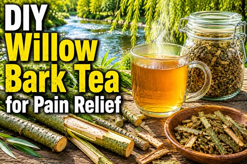 DIY Willow Bark Tea for Pain Relief