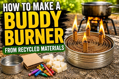 How to Make a Buddy Burner From Recycled Materials