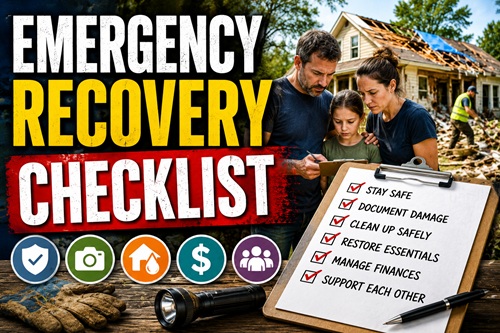 Emergency Recovery Checklist