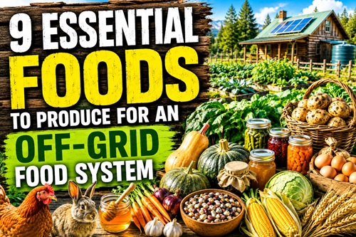 9 Essential Foods to Produce for an Off-Grid Food System